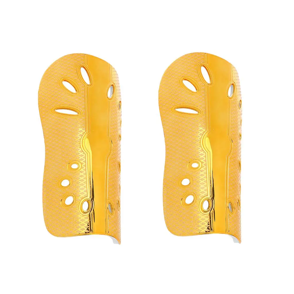 Electroplated Shin Guard Pads Shinguard Soccer Protective Gear