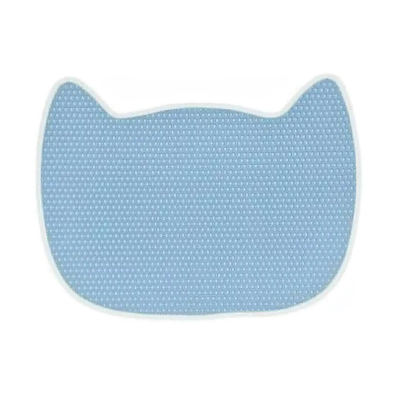 Large Cat Litter Mat, Rug Floor Protecter pad Concave EVA Washable for Feeding House Supplies Litter Tray Accessories
