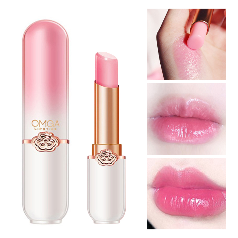 Best of Crystal Temperature Change Lip Balm Vitality Color Lipstick Peach Girl Lip Balm Change Lipstick Lip Care Beauty Makeup Reviews & Tips