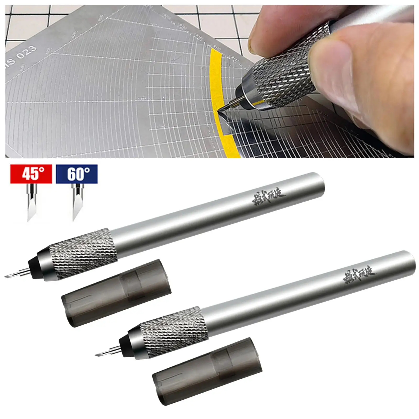 Portable Thin Blade Pen  Model Building Tools 45/60 for   Model Home DIY