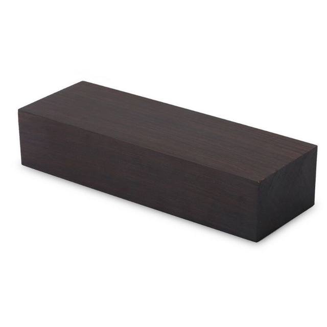 Bois D'Ébène Noir - Bloc Pour DIY Manches De Couteau, Instruments De Musique Et Artisanat