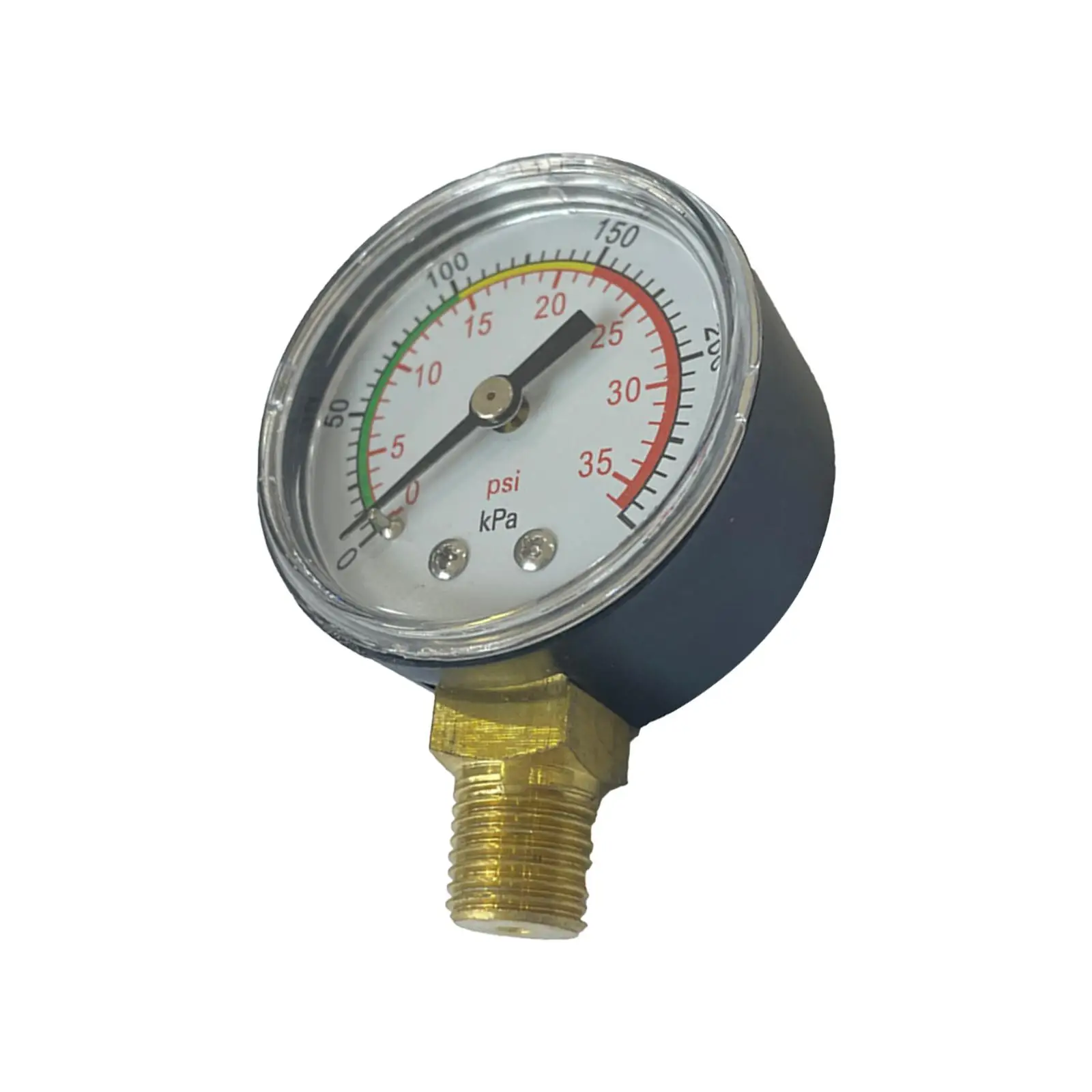 Pressure Gauge for Swimming Pool Accuracy Multifunctional Dual Scale Pool Sand Filter Pressure Gauge for Pools Spas Accessories