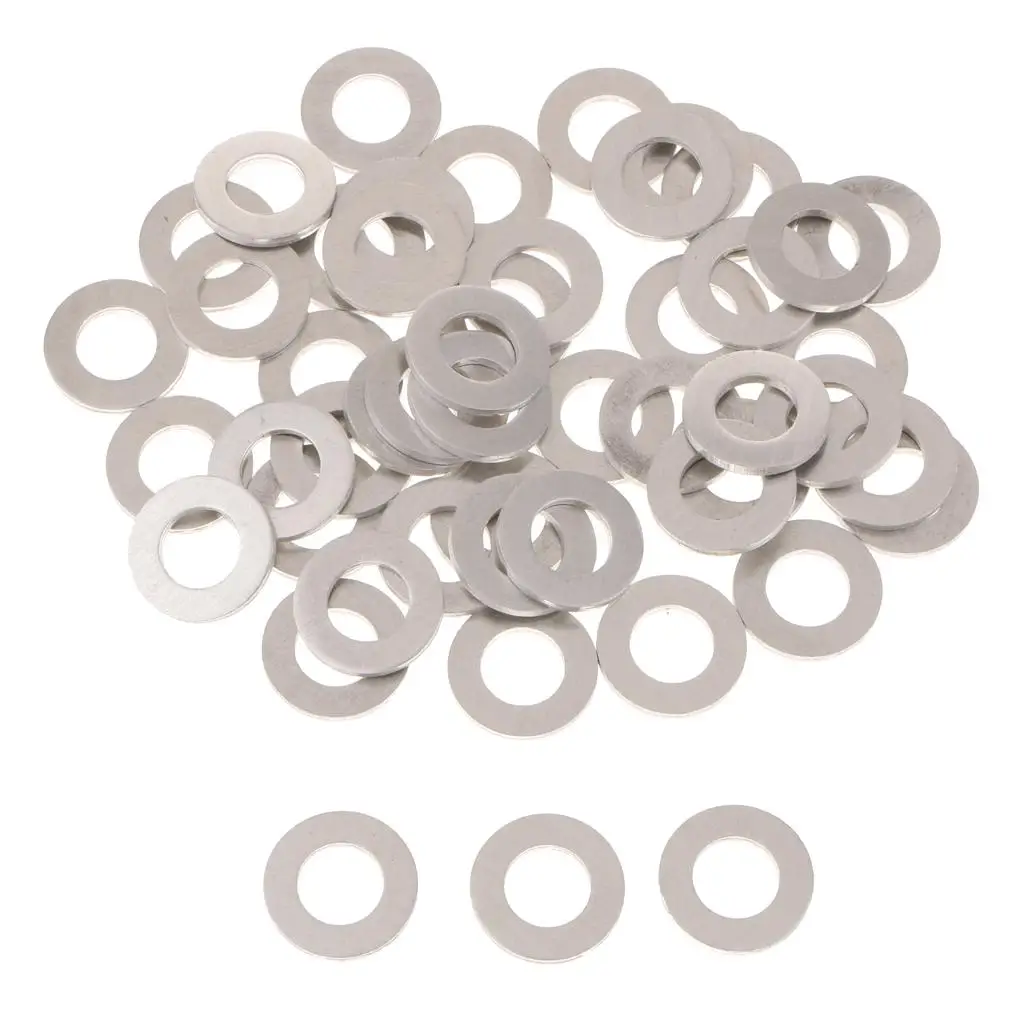 50x Aluminum Oil Drain Plug Gasket Washers for , The Part