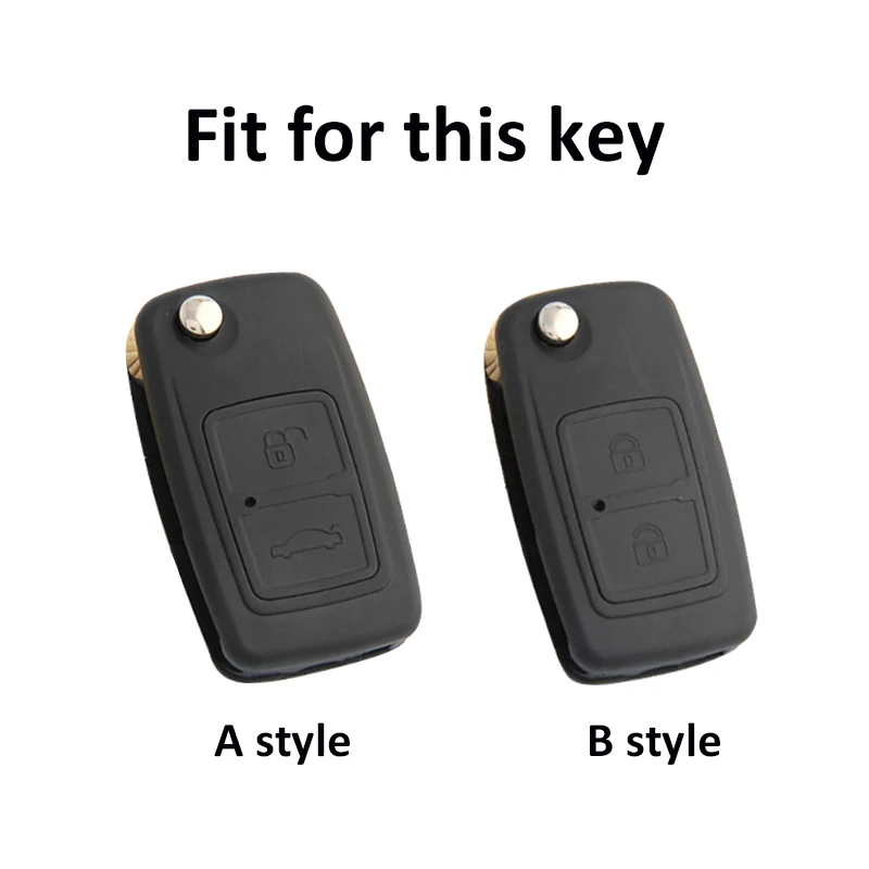 Funda suave de TPU para llave de coche Chery