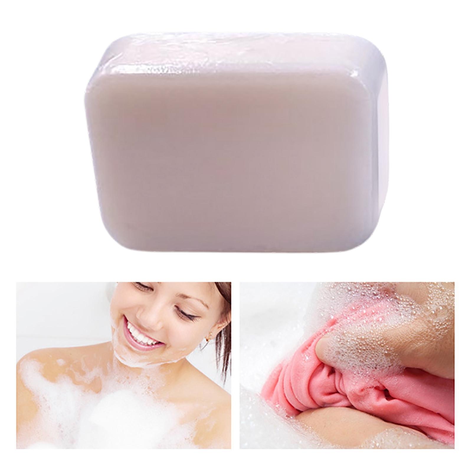 3.53 oz Handmade Silk Goat Milk Facial Soap Smooth Organic Silk Cleansing Bar Soap for Moisturizing Face Clean Hands Teen Adults