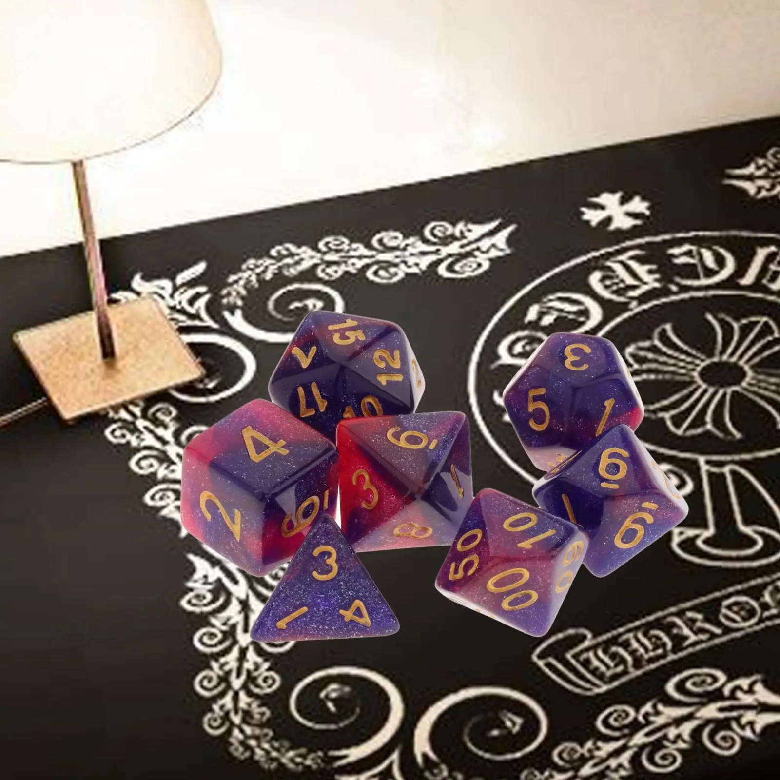 7x Multi-sided Digital Dice for MTG DND RPG Role Play Casino Board Game Toy