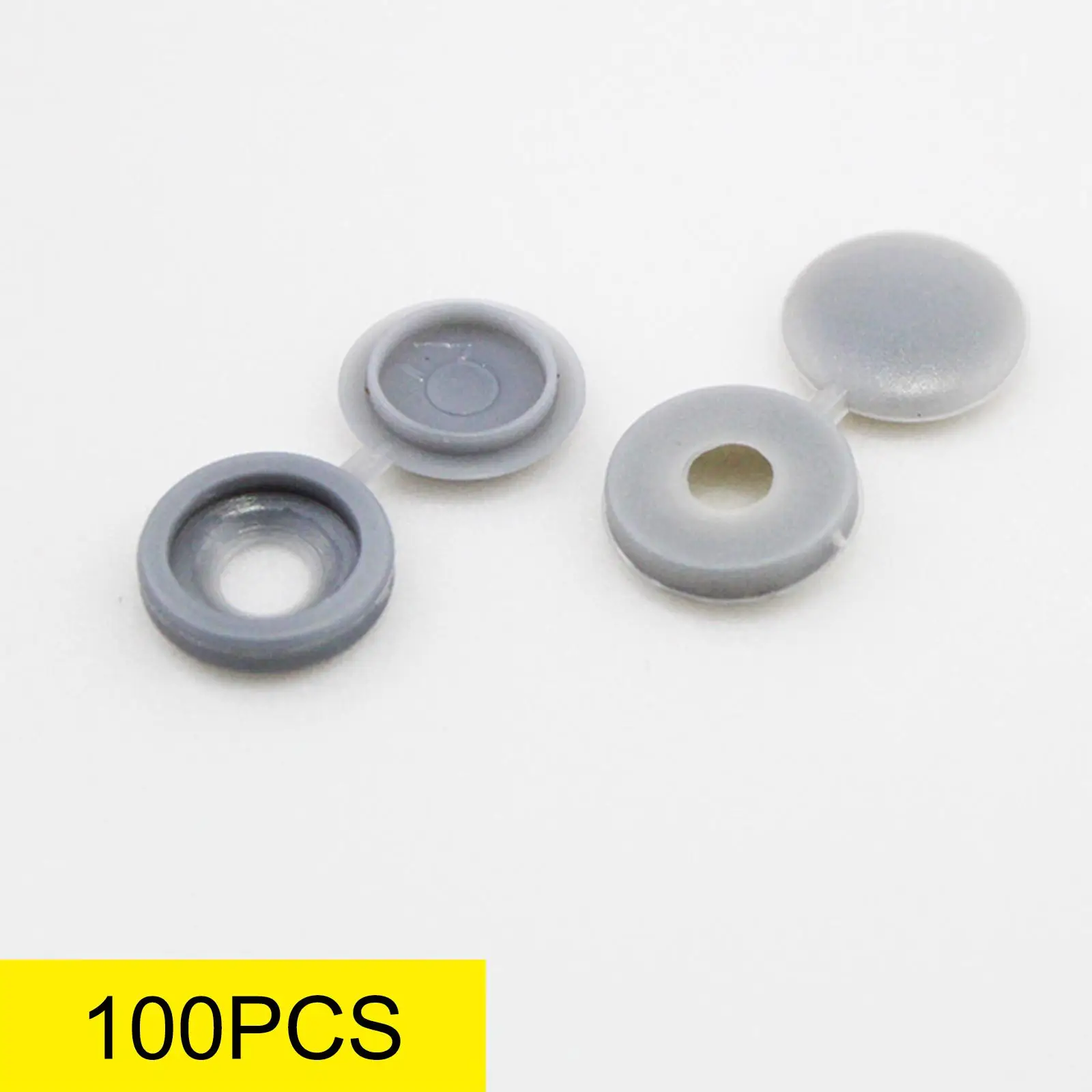 100 Pieces Premium Screw Covers Screws Caps Portable Wear Resistant Decorative Soft for Replacement Tools Cabinet Yard Furniture