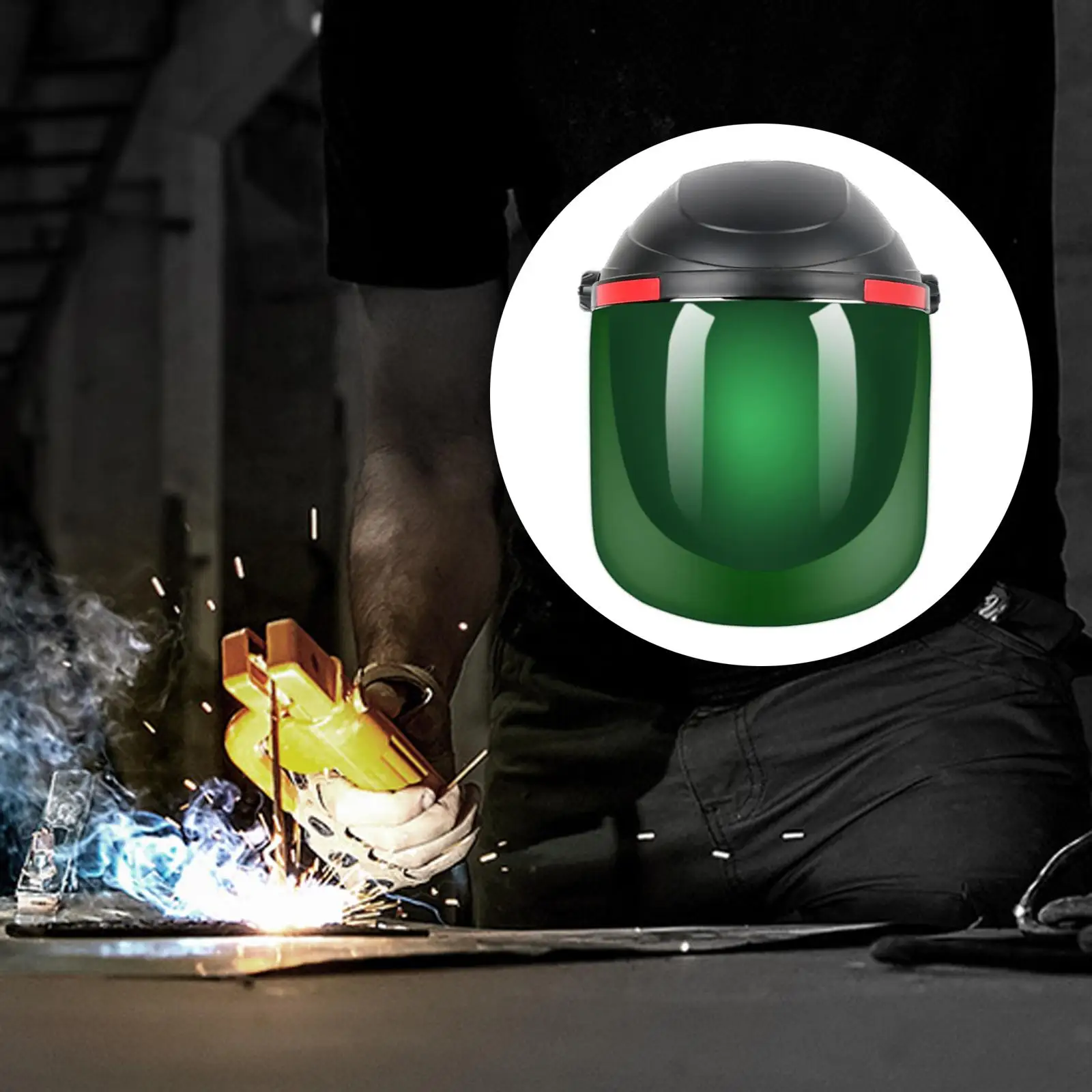 Welding Helmet Safety Protective No Auto Darkening UV Blocking Anti Fog for Grinding ARC Mig TIG Welding TIG Mig ARC Range 6-13