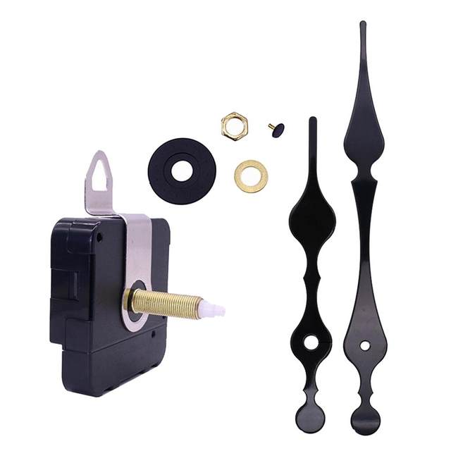Mécanisme Horloge Silencieuse 2pcs - Mouvement à Pile Avec Aiguilles Pour DIY
