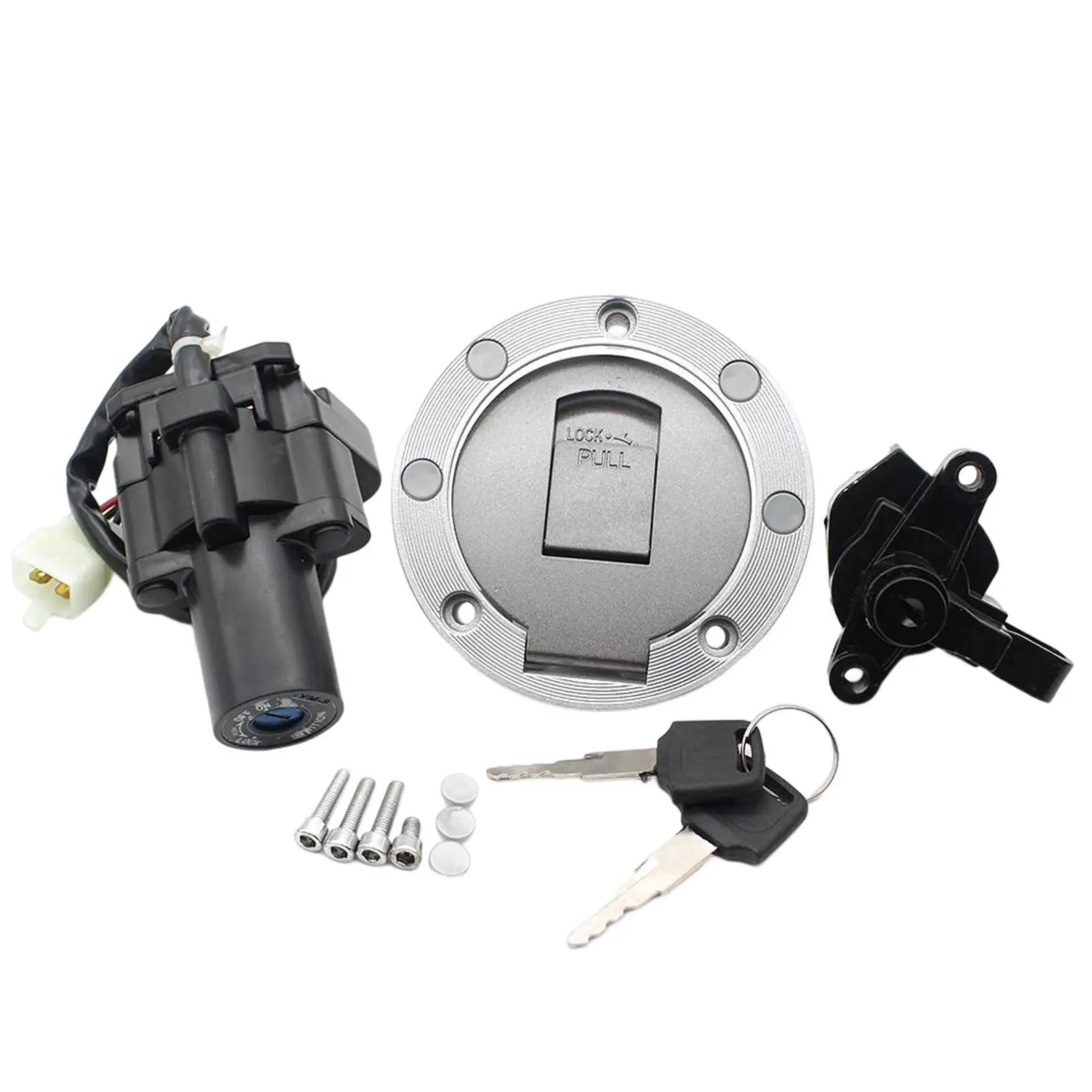 Durable Gas Fuel Tank Cap with Keys for Yamaha XJR400 1993-2002 XJR1200 1994-1998 XJR1300 (Universal) Direct Replaces Parts