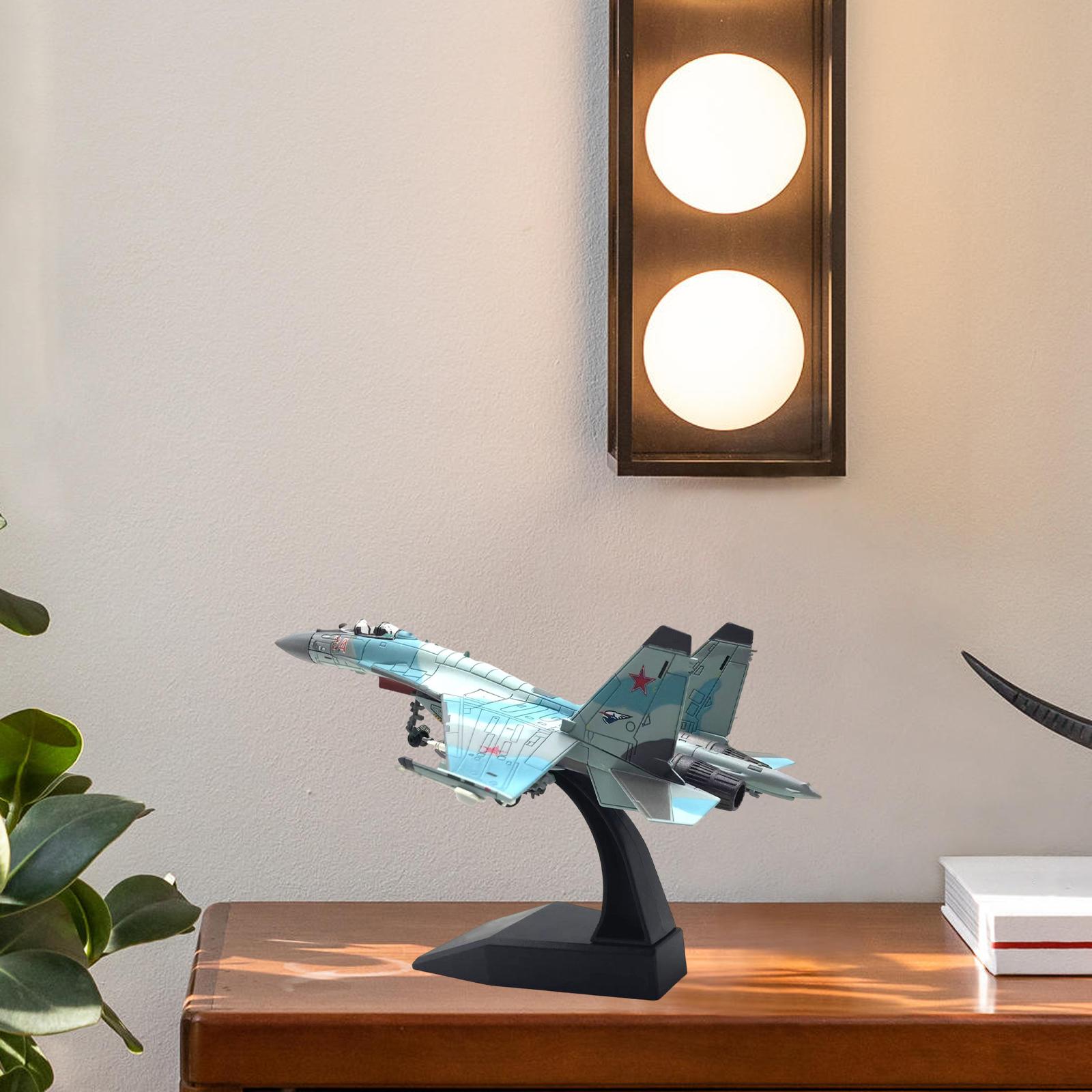 1:100 Fighter Plane Diecast Aircraft Model for Office Desktop Ornament