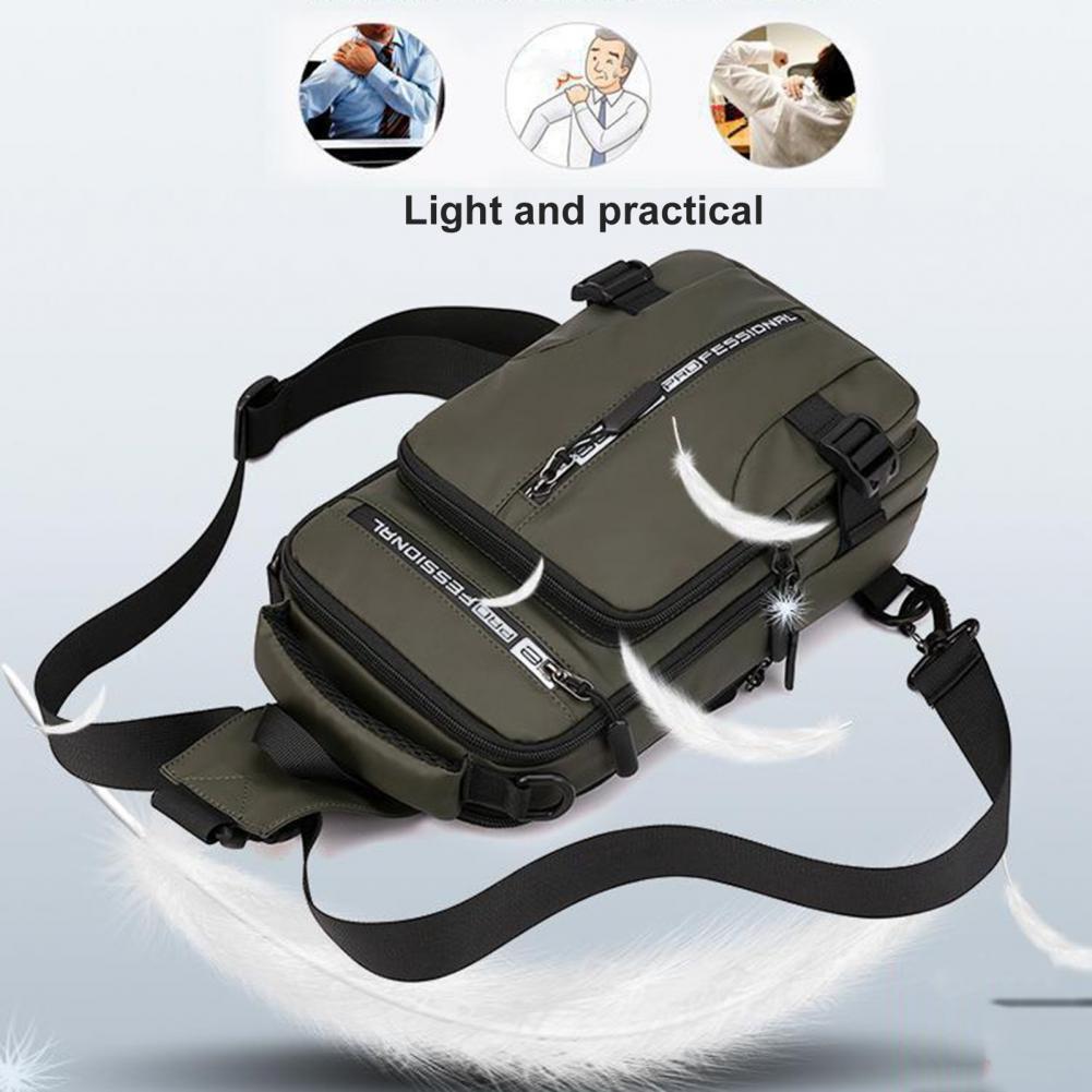 Title 20, Brusttasche mit USB-Ladeanschluss, Outdoor-Kreu...