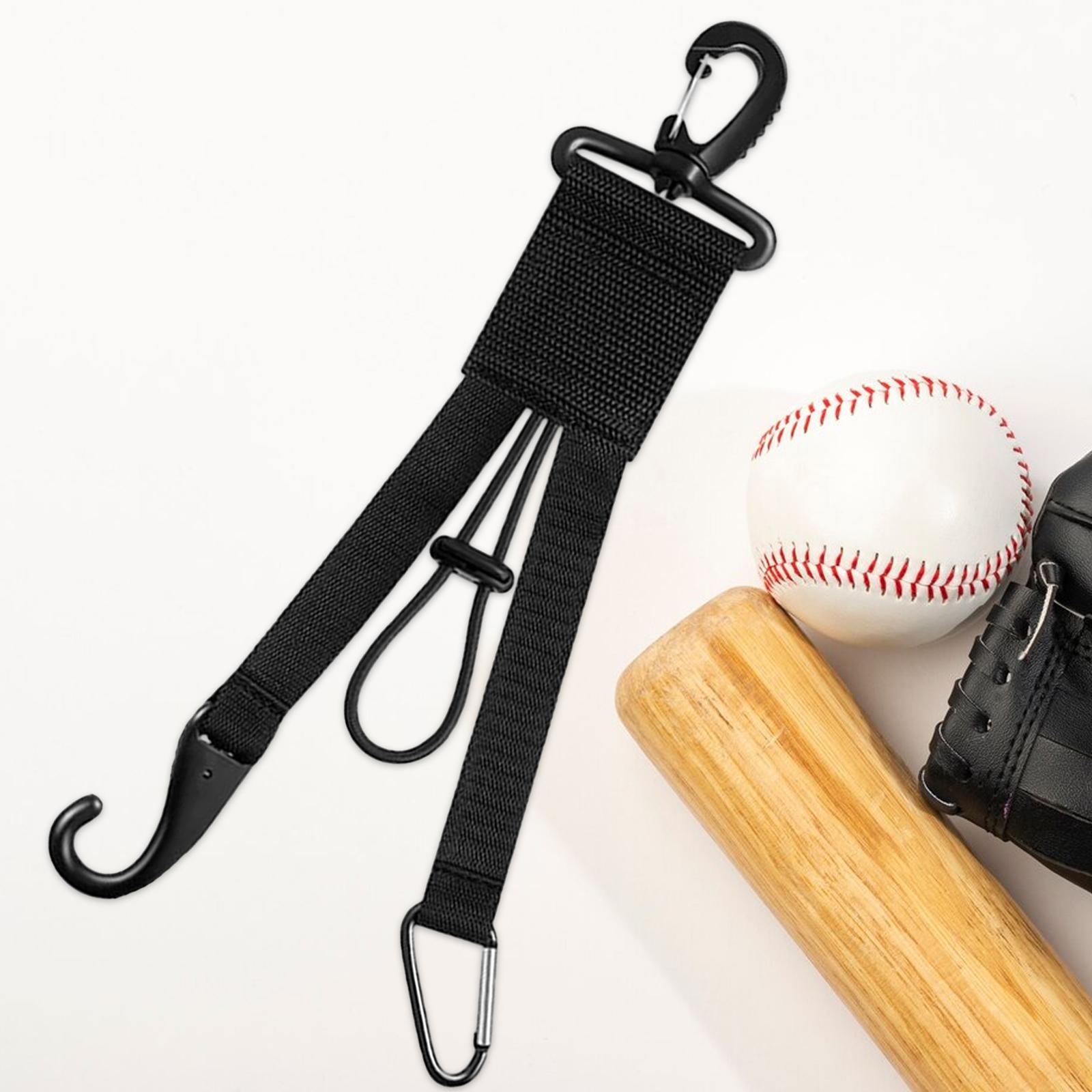 Baseball Softball Gear Hanger Dugout Organizer Cup Holder Fence Hooks Baseball Bats Holder for Fence Portable Bats Hanger 