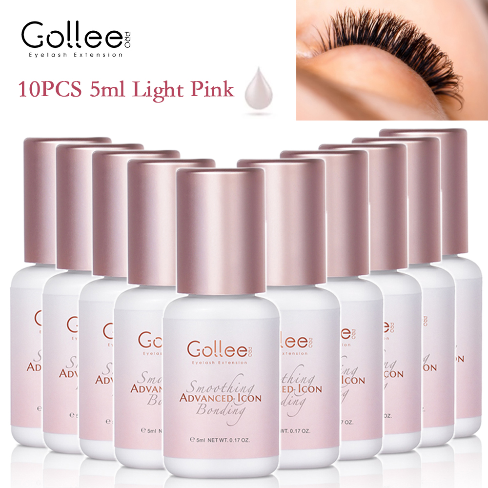 Best of Gollee 10PCS Lash Glue Jelly Powder Glue 5ml Eyelash Extension Supplies Makeup Tools Bonder Accelerator Lash Super Bonder Lash Reviews & Tips