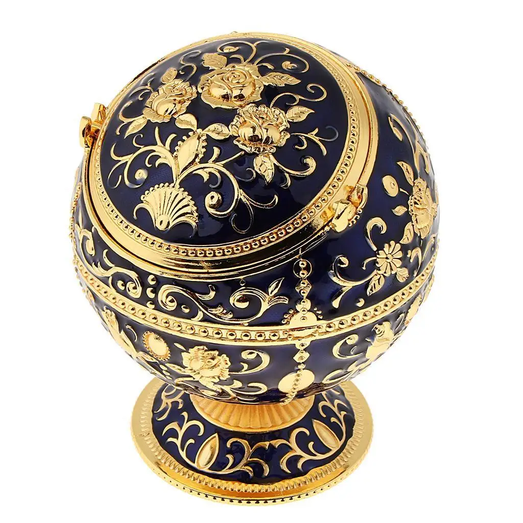 Classical Metal Jewelry Box Or Windproof  Elegant Embossment -  Castle