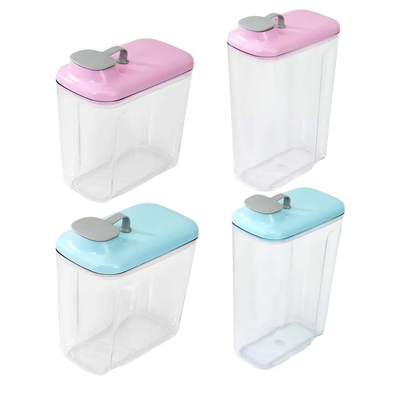 Large Airtight Pet Food Container with Lid Animal Plastic Bird Cat Dog Seed