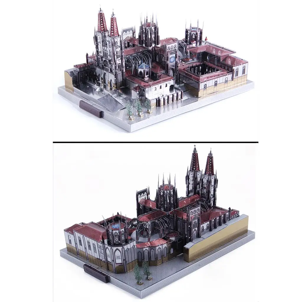 3 Puzzle Famous  229pcs Assemble Model Building DIY  Spain  Cathedral, Birthday Gift
