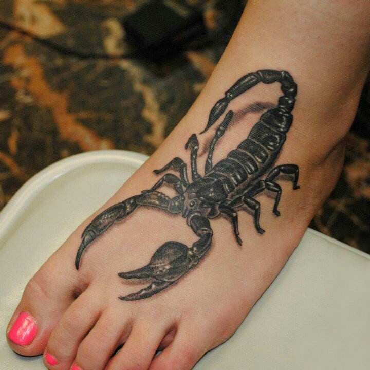 Skorpion-Tattoos für Frau, Mann, Goth, temporäre Tattoos, Punk-Hals-Arm-Tattoos, wasserdichte Tattoo-Aufkleber, Kunst, gefälschte Tattoo-Geschenke – Detail 5