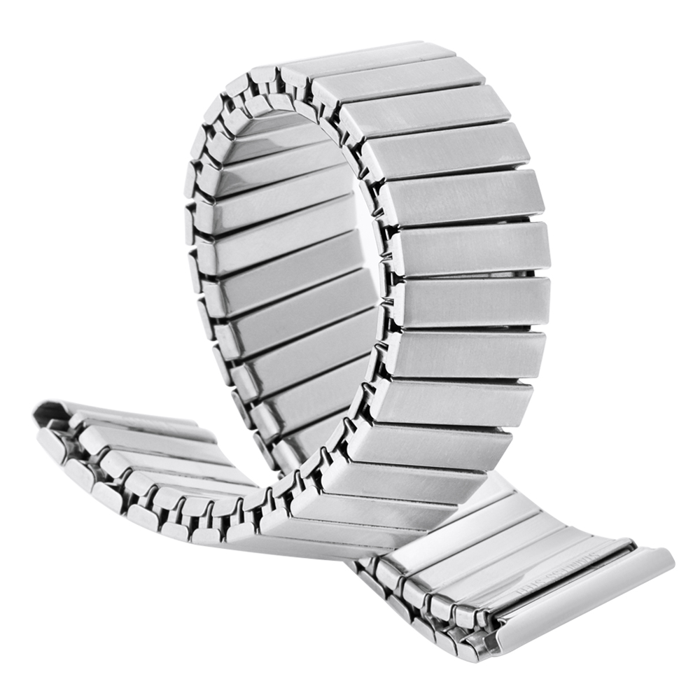 18mm Metall elastisches Stretch armband Edelstahl Expansions armbänder Smartwatch Universal armband Herren Uhren gürtel Zubehör – Detail 3