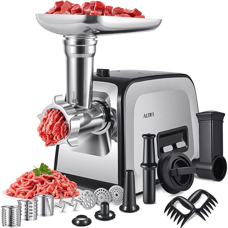 Title 1, Meat Grinder, Sausage Stuffer, [2800W Max] Elec...