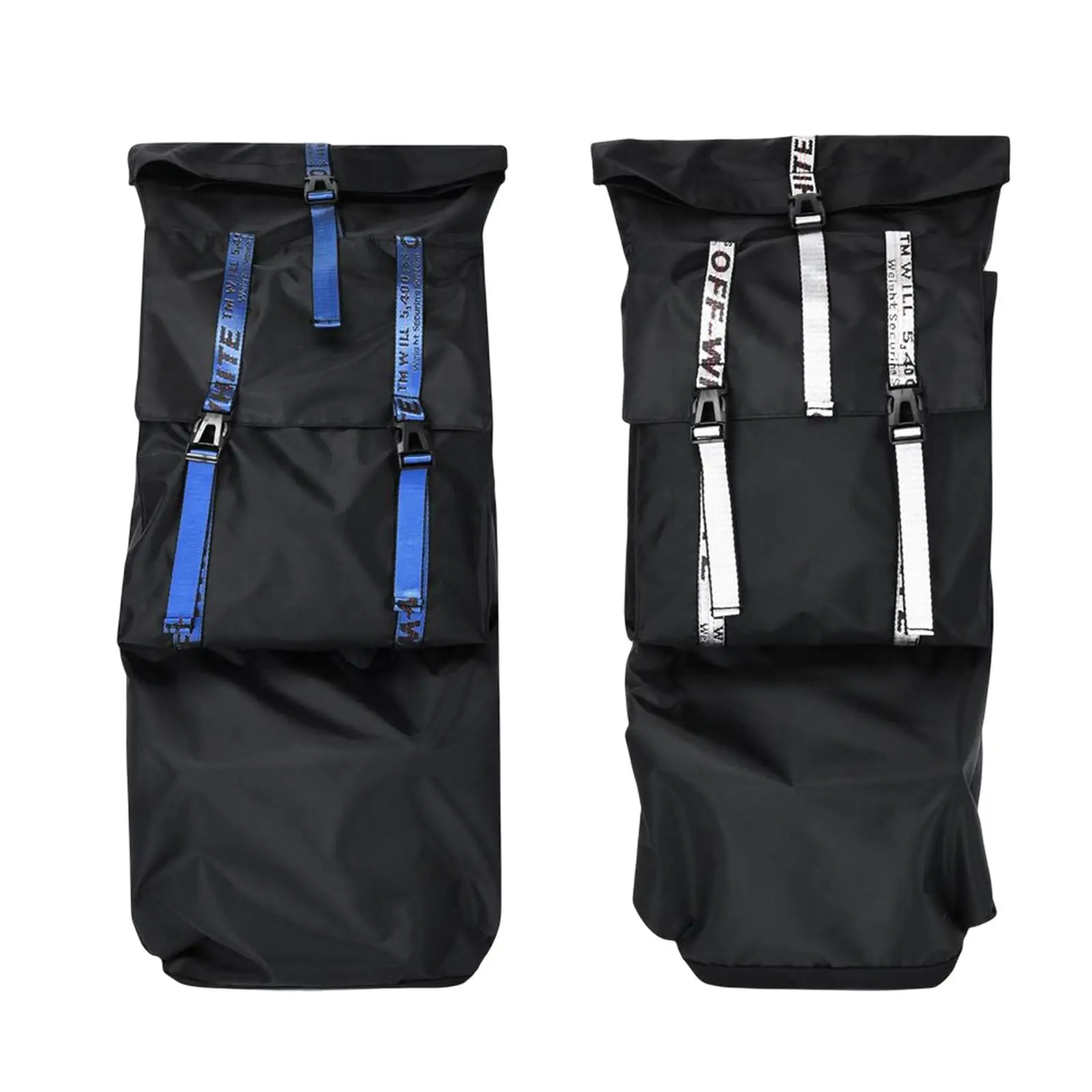 Oxford Cloth Skateboard Bag with Adjustable Shoulder Strap Folding Waterproof Skateboard Backpacks for Cruiser Unisex Beginners
