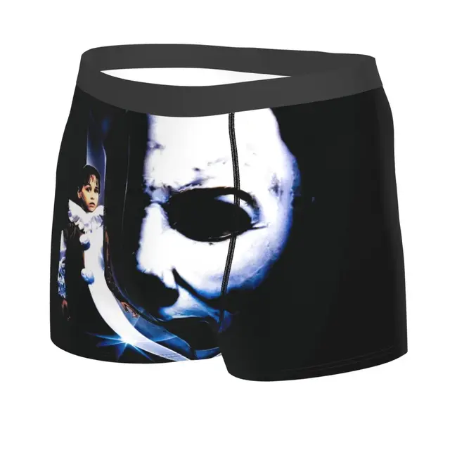 Male Sexy Halloween Michael Myers Underwear Boxer Briefs Men