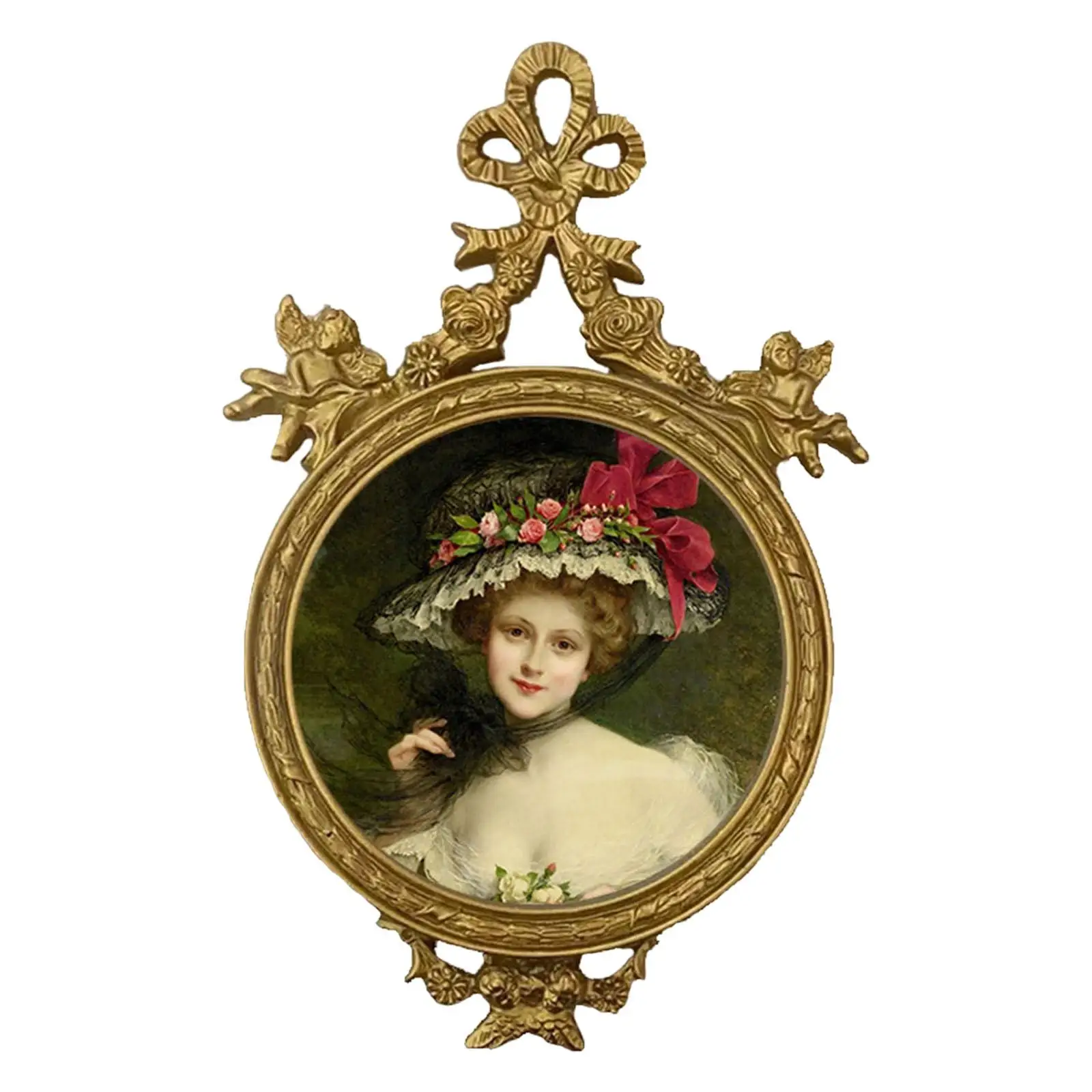 Vintage Style Picture Ornate Tabletop Wall Hanging Photo for