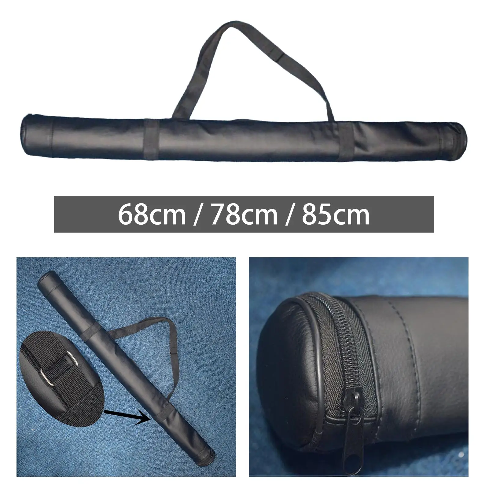 Billiard Pool Cue Bag Carrying Case Soft Cue Bag Organizer Adjustable Protector Billiard Stick Storage Bag Rod Sleeve Accessory