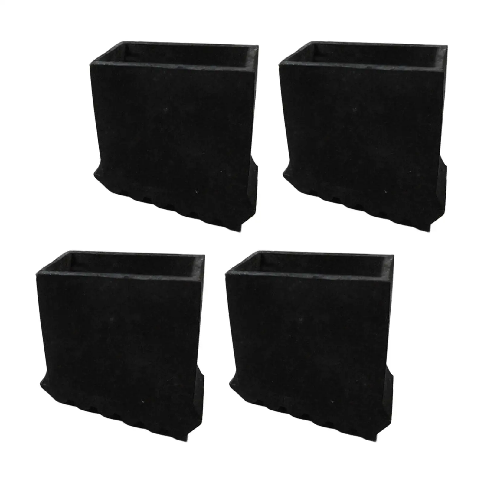 4Pcs Ladder Non Slip Feet Mats Protects Your Floor Easy to Install Durable Convenient Cushion Telescoping Ladder Cap Feet Covers