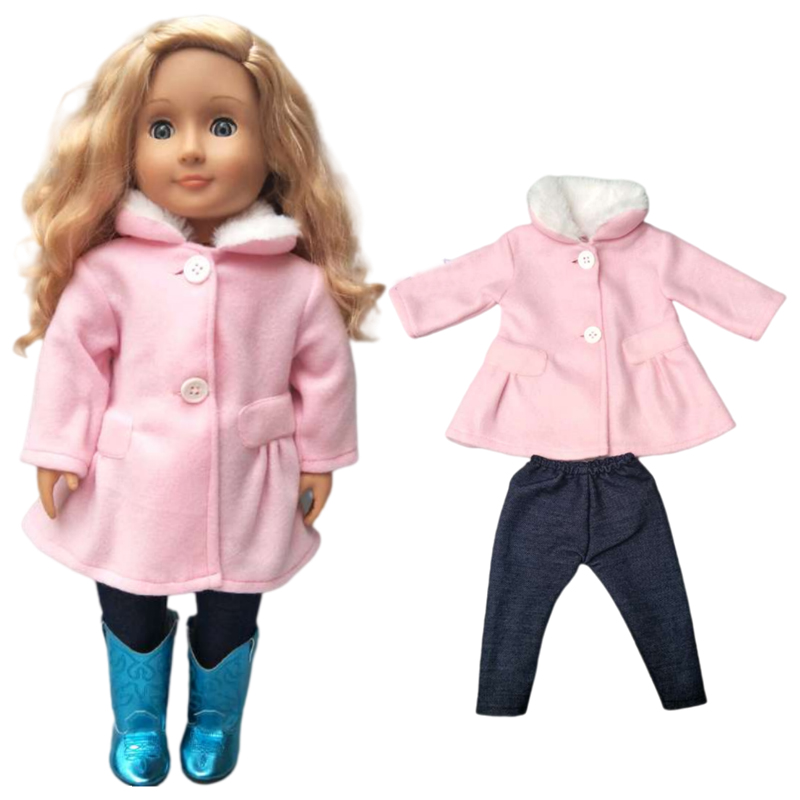 Doll Clothes for 43cm Baby New Born Doll Coat Unicorn Hoodie 17 Inch 18 Inch Baby Bona Doll Dress Christmas Toys Clothes