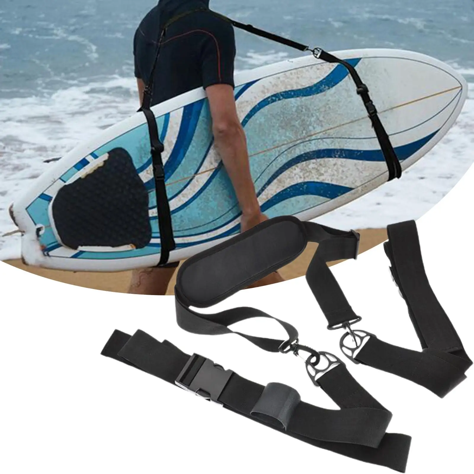 Padded Paddle Board Shoulder Strap Carrying  Carrier Transportation