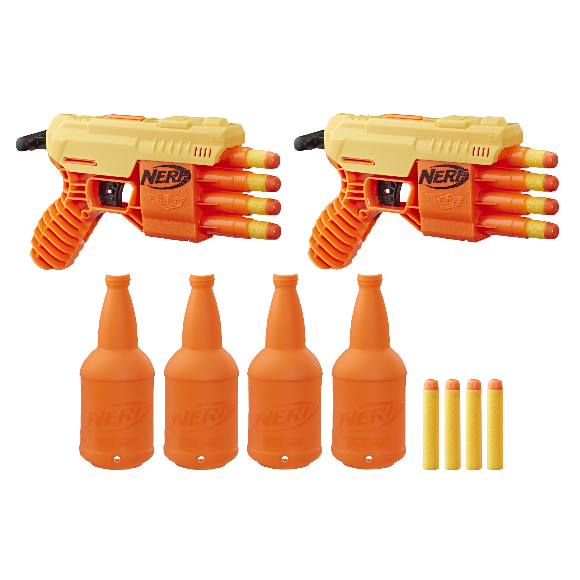 Оружие Hasbro Nerf альфа страйк фанг 2 бластера qs4 33535 | AliExpress