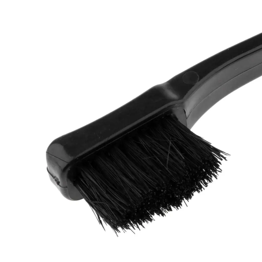 2X Dual Ends Edge Control Hair Brush Trimming Comb for Natural Hair Black
