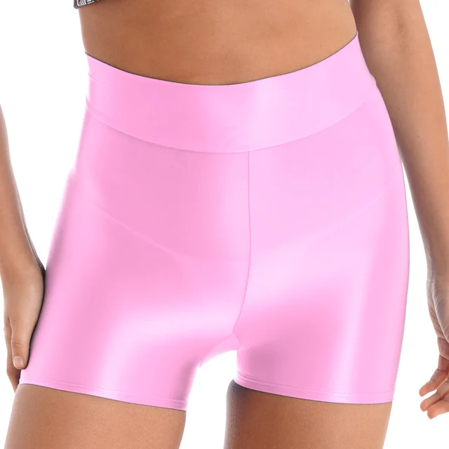 inhzoy Girls' Stretch Tight Leggings Yoga Pants Gymnastics Dance Pants Pink  12