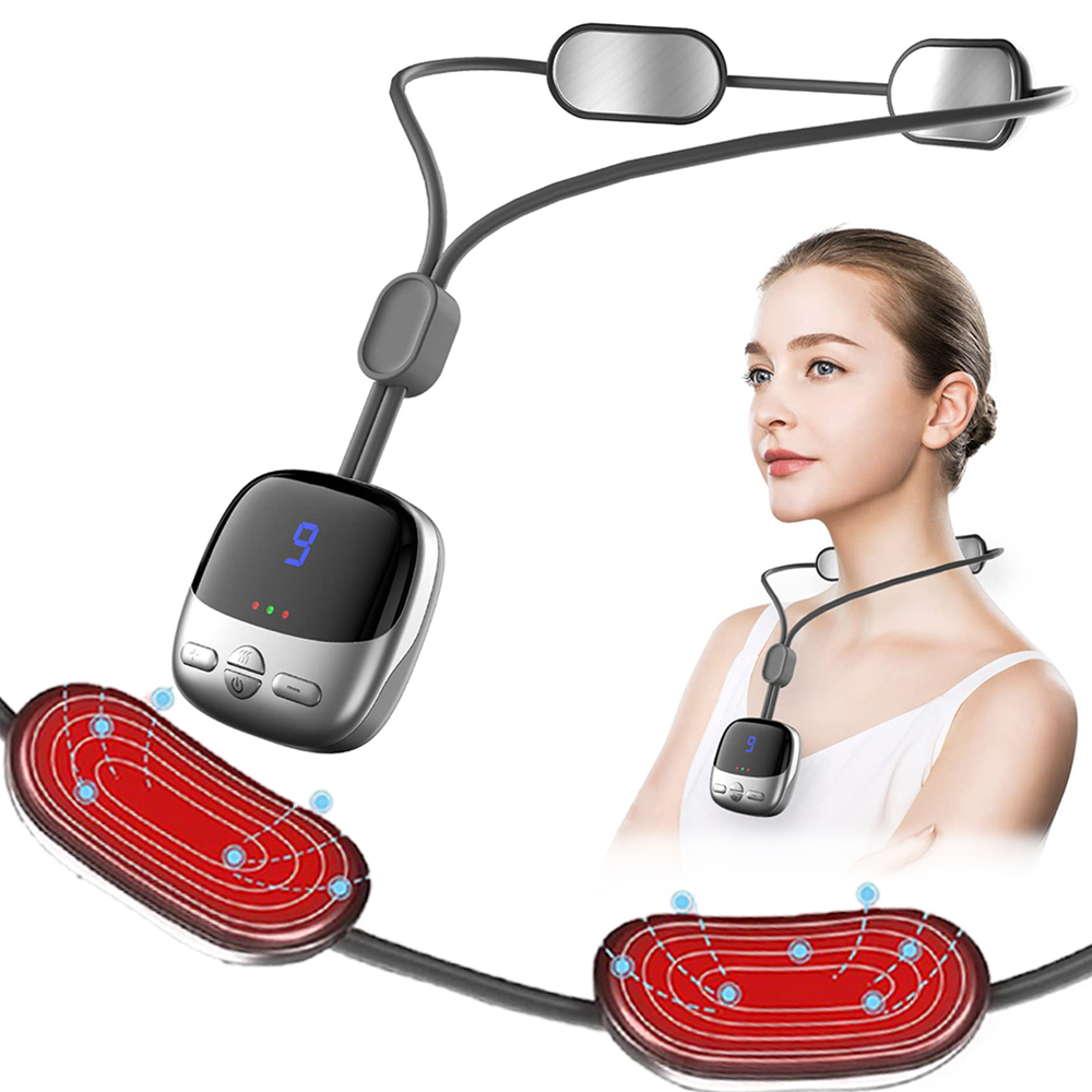 Best of Smart Hanging Neck Massager EMS Muscle Massager Portable Hot Compress Neck And Cervical Spine Massager SPA Relaxation Treatment Reviews & Tips