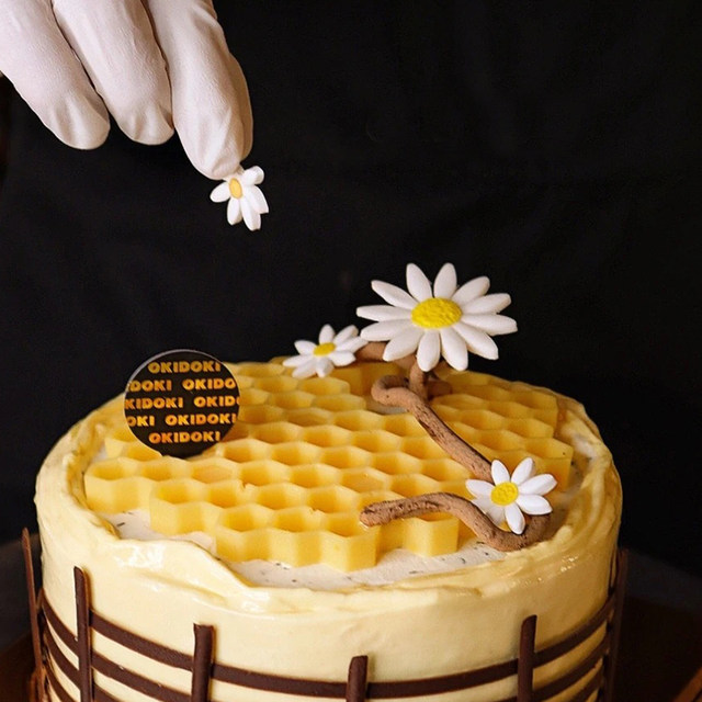 Reposteria Y Pasteleria Accesorios Bake Mold Honeycomb Bee Flower Garden  Wind Sugar Silicone Chocolate Clay Sugar Art Tools - Baking Mold -  AliExpress