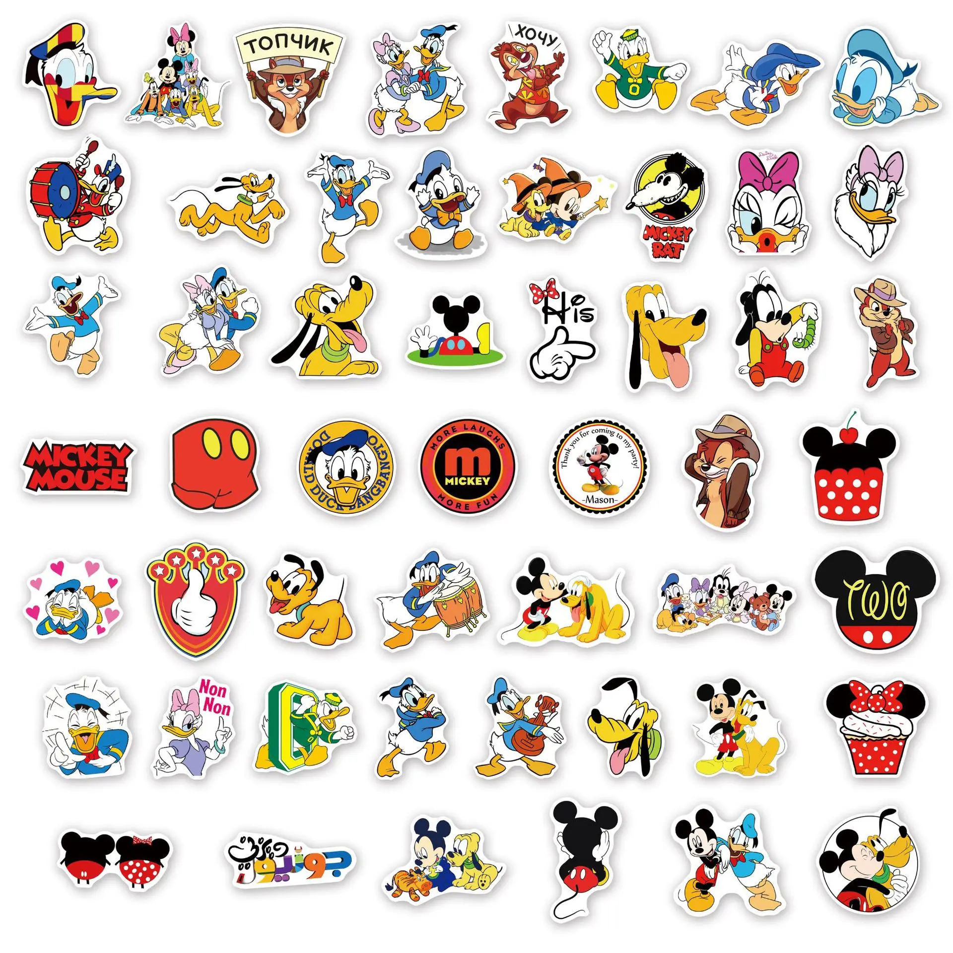 Donald Duck Mickey Mouse Stickers