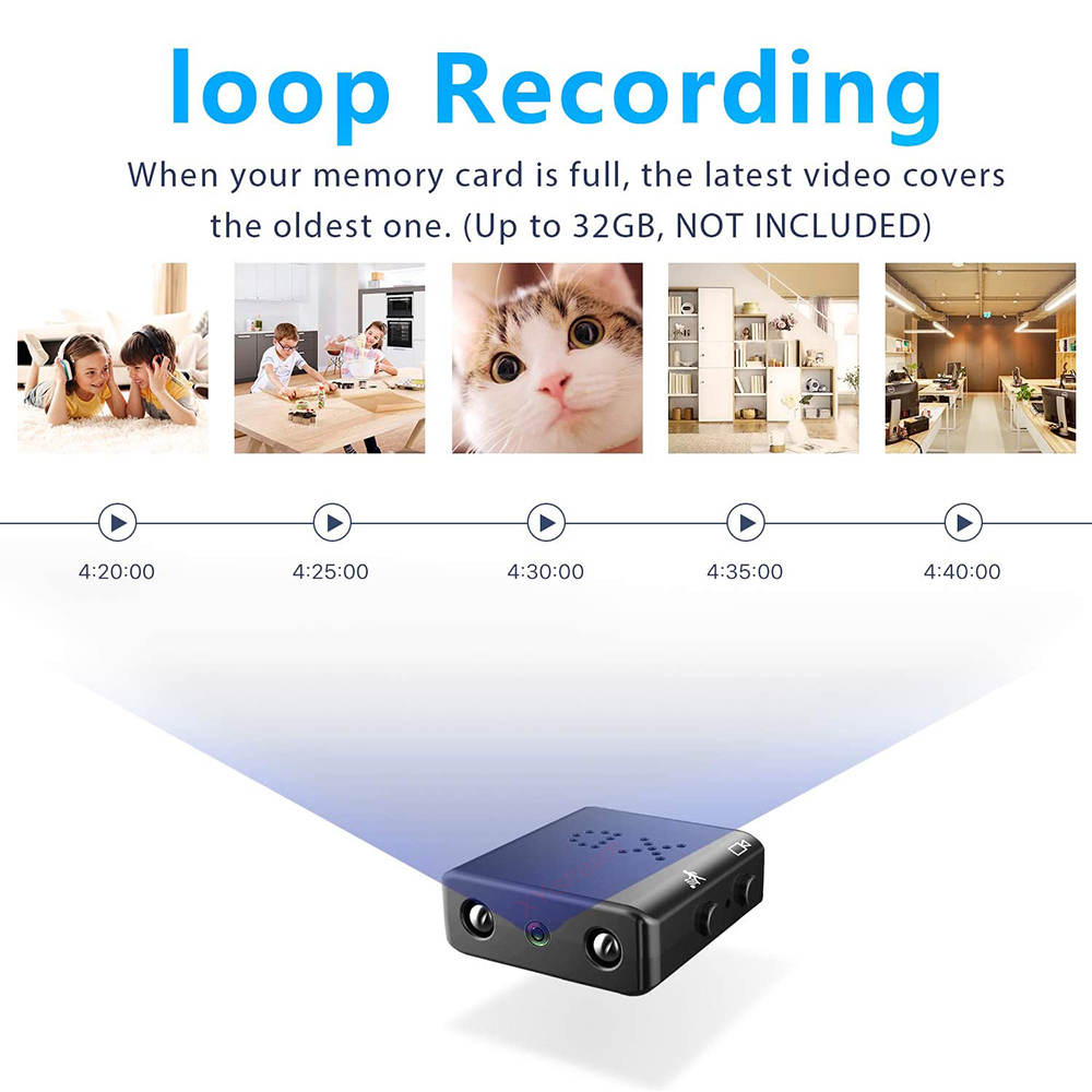 Description Picture 4 of itemMini Camera XD IR-CUT Smallest Full HD 1080P Home Security Camcorder Infrared Night Vision Micro cam DV DVR Motion Detection