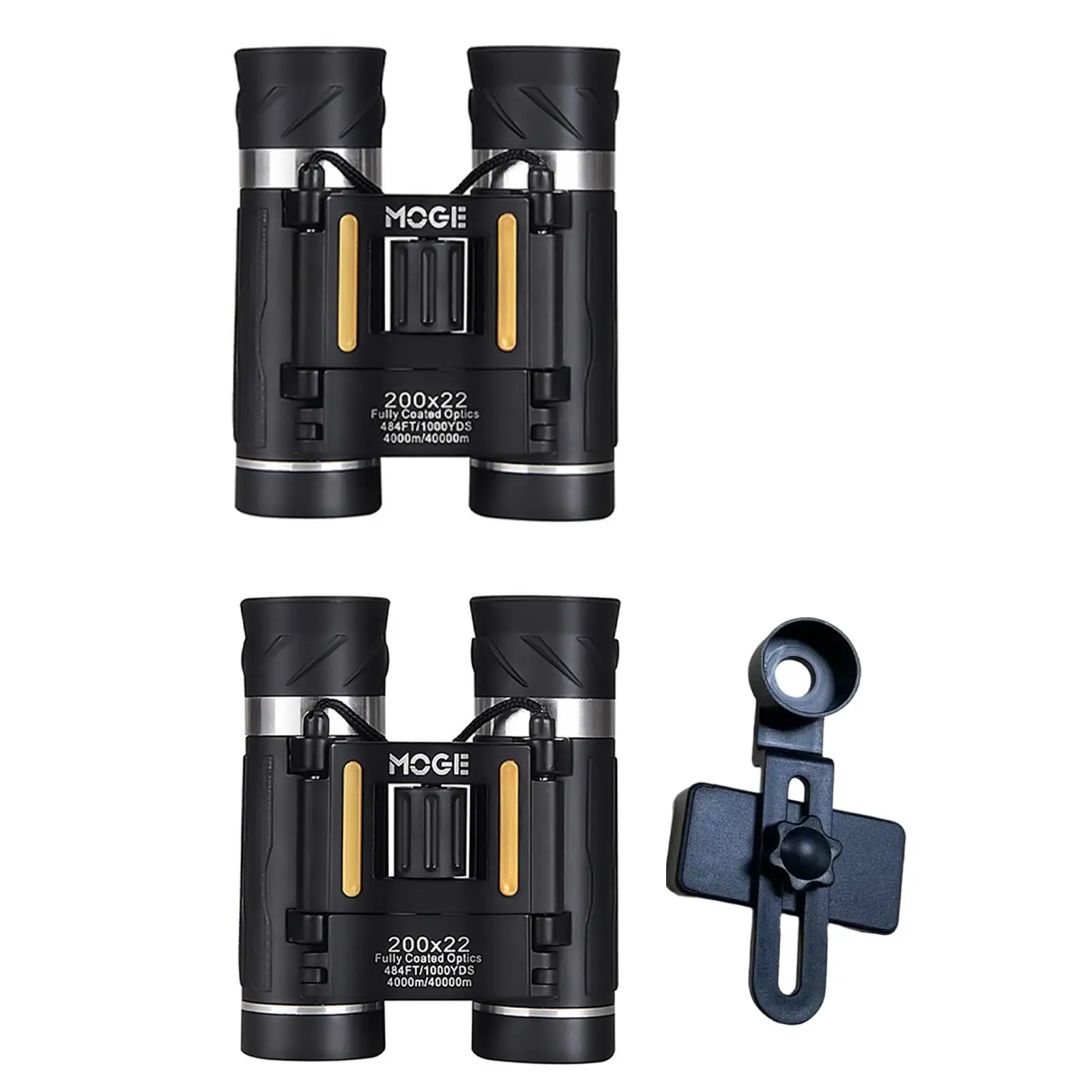 Binoculars Large View Lightweight 200x22 for Camping Sports Events Concerts