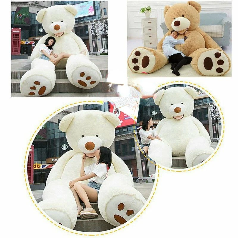 with Zipper 78'' DIY only Cover Plush Toy Shell 200cm Super Huge Teddy bear 