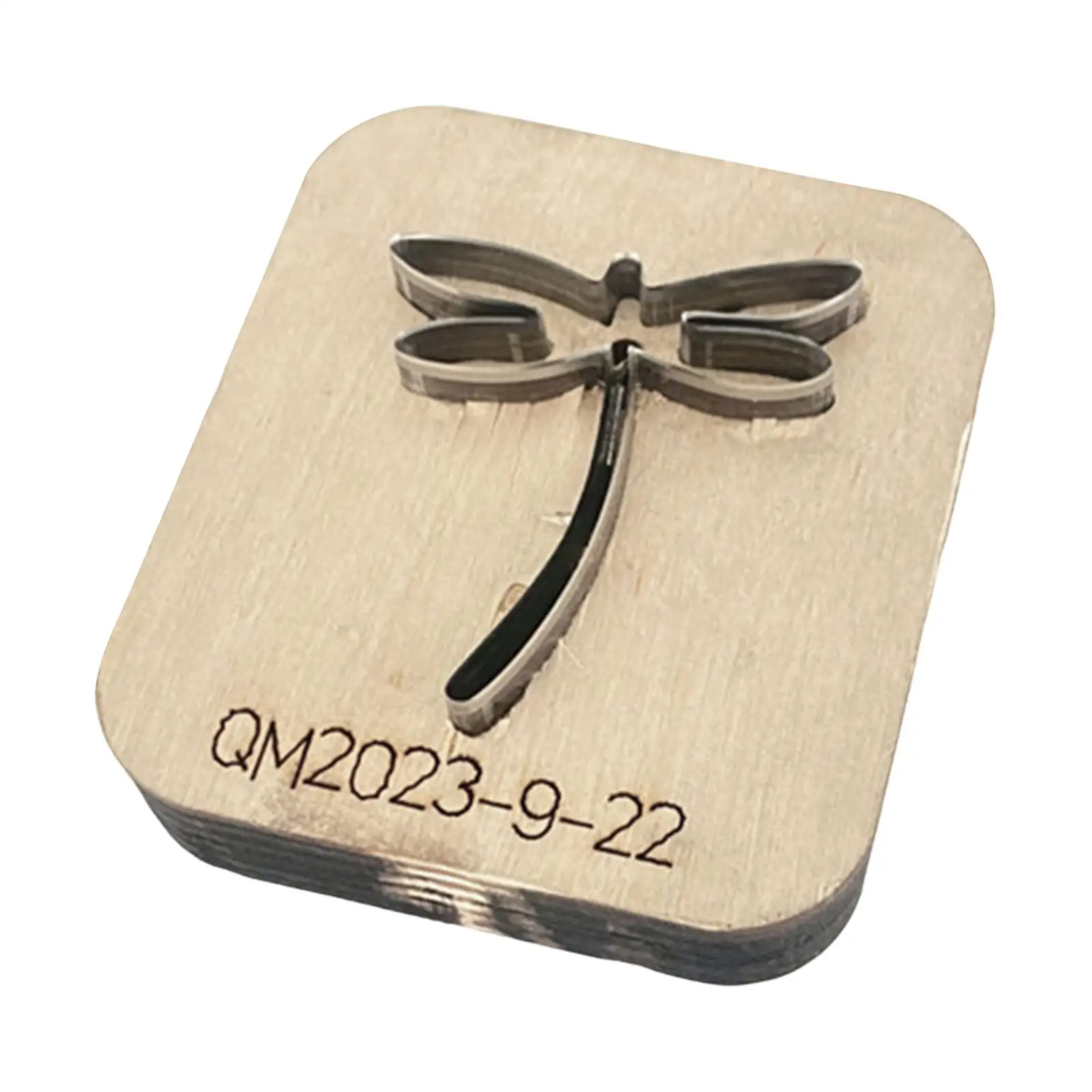 Leather Cut Mould Dragonfly Simple to Use Portable Home Stable Wooden Cutting Die Starter Practical Cutting Tool Scrapbook DIY