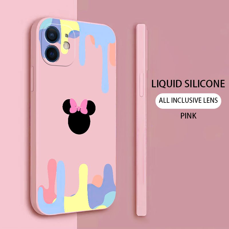 Cute Anime Mickey Phone Case For iPhone 11 SE 2020 7 7P 8 Plus X Xr Xs 11 12 13 Max Pro Mini 6 6s Ax93 Soft Fashion iphone 13 pro max cover