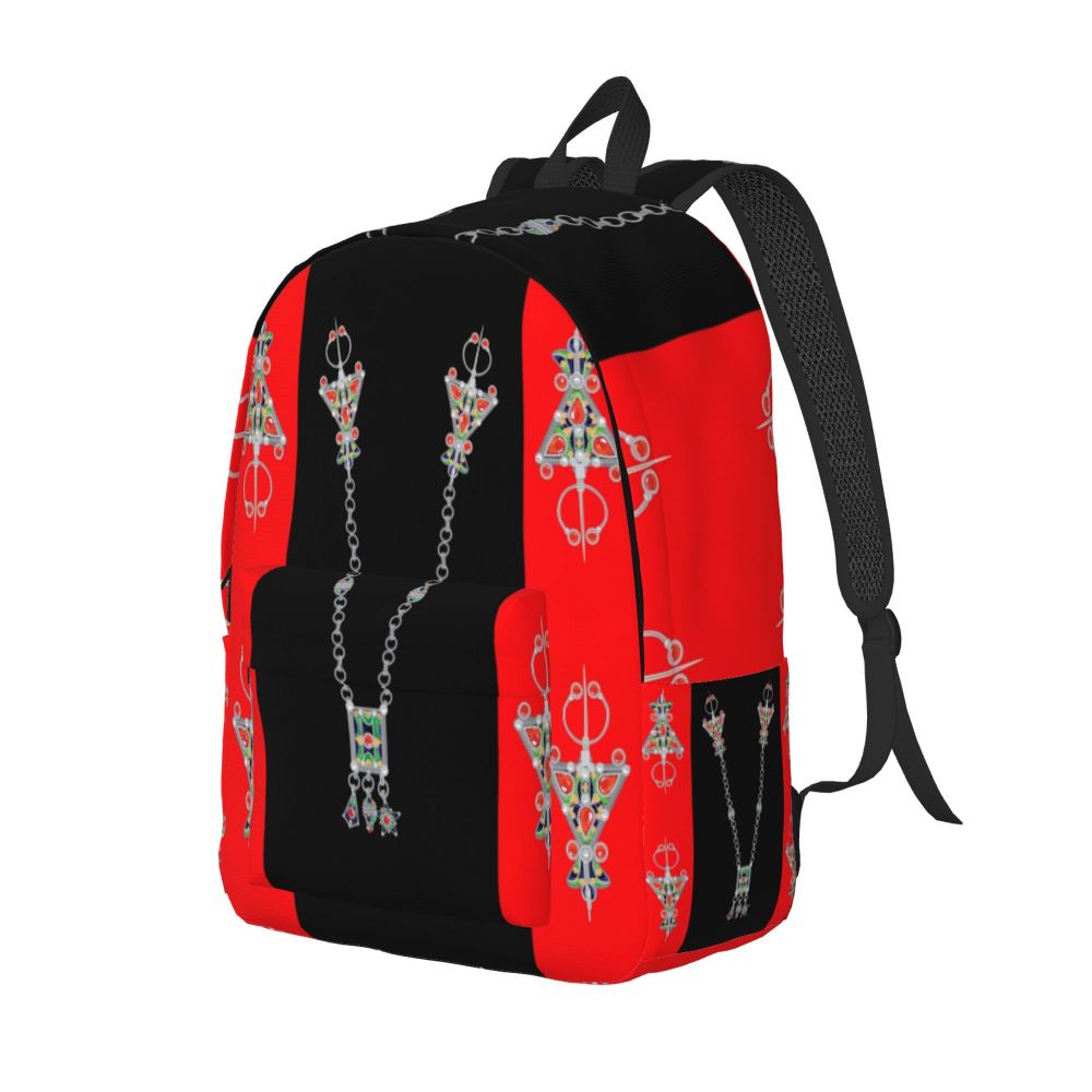 Kabyle Carpet, Amazigh School, College Travel Bags,