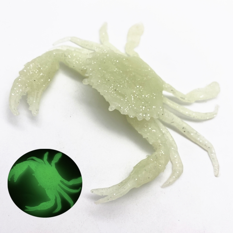 36g Künstliche Leuchtende Angeln Bionic Krabben Köder Köder 3D Simulation Meer Angeln Garnelen Köder Weiche Fisch Köder ohne Haken – Detail 3
