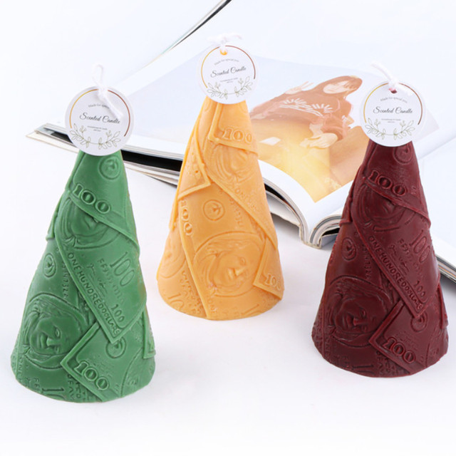 HOMEMADE.by.ILEUM様　2点まとめ商品 DIY Gold Dollar Christmas Tree Candle Silicone Mold Money