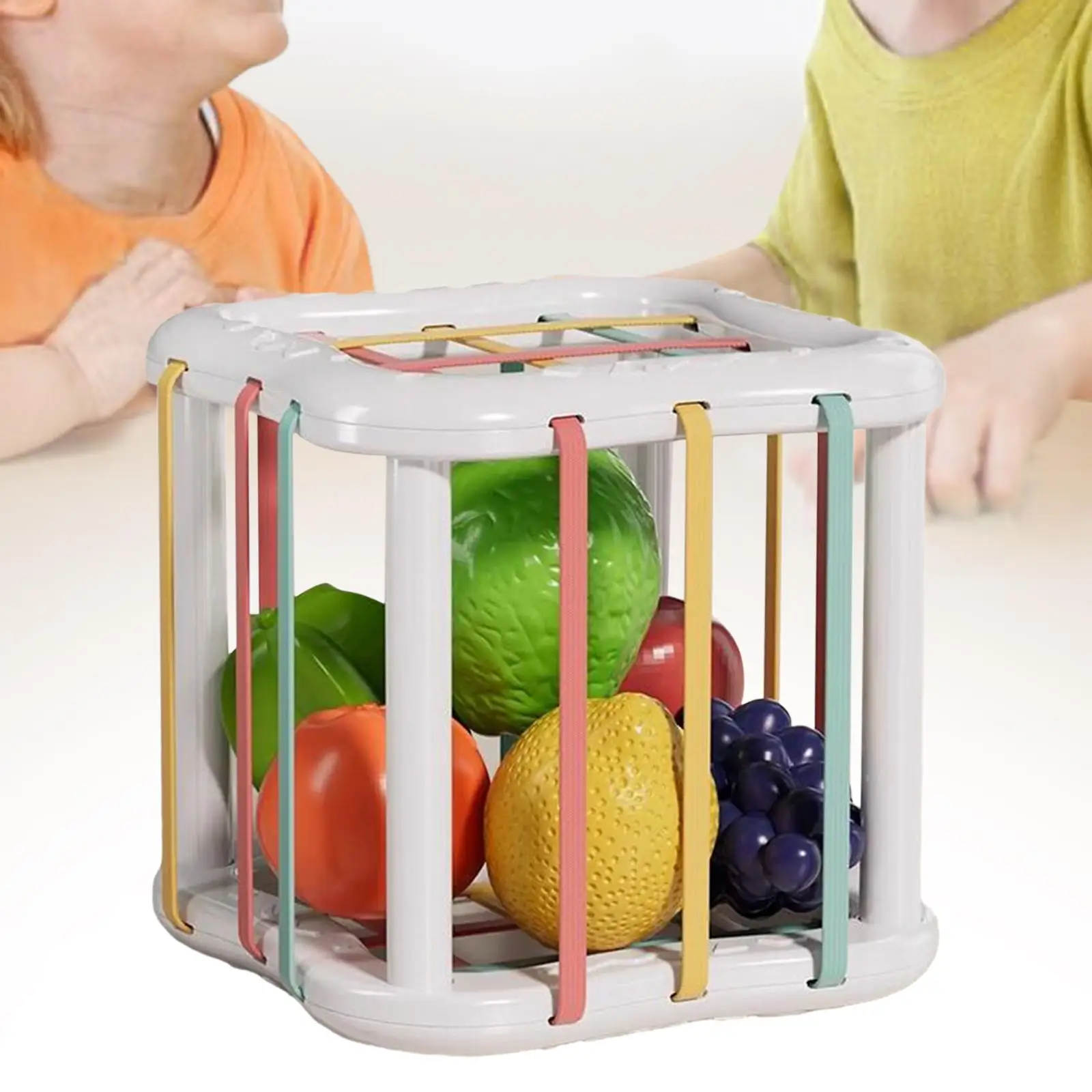 Storage Cube Bin Montessori Toys Educational Toys Cube Sensory Sorting Baby Toy for Children Age 1 2 3 Toddlers Holiday Gifts