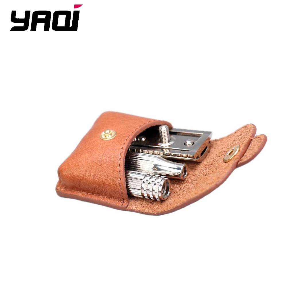 Best of Yaqi Nickel Color Travel Razor With Leather Pouch For Men Reviews & Tips