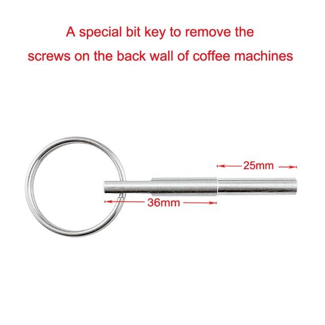 Outil de sécurité pratique et professionnel pour réparation de machine à  café, vis à tête ovale, avec goupille à vis magnétique, foret spécial Jura  : : Outils et Bricolage