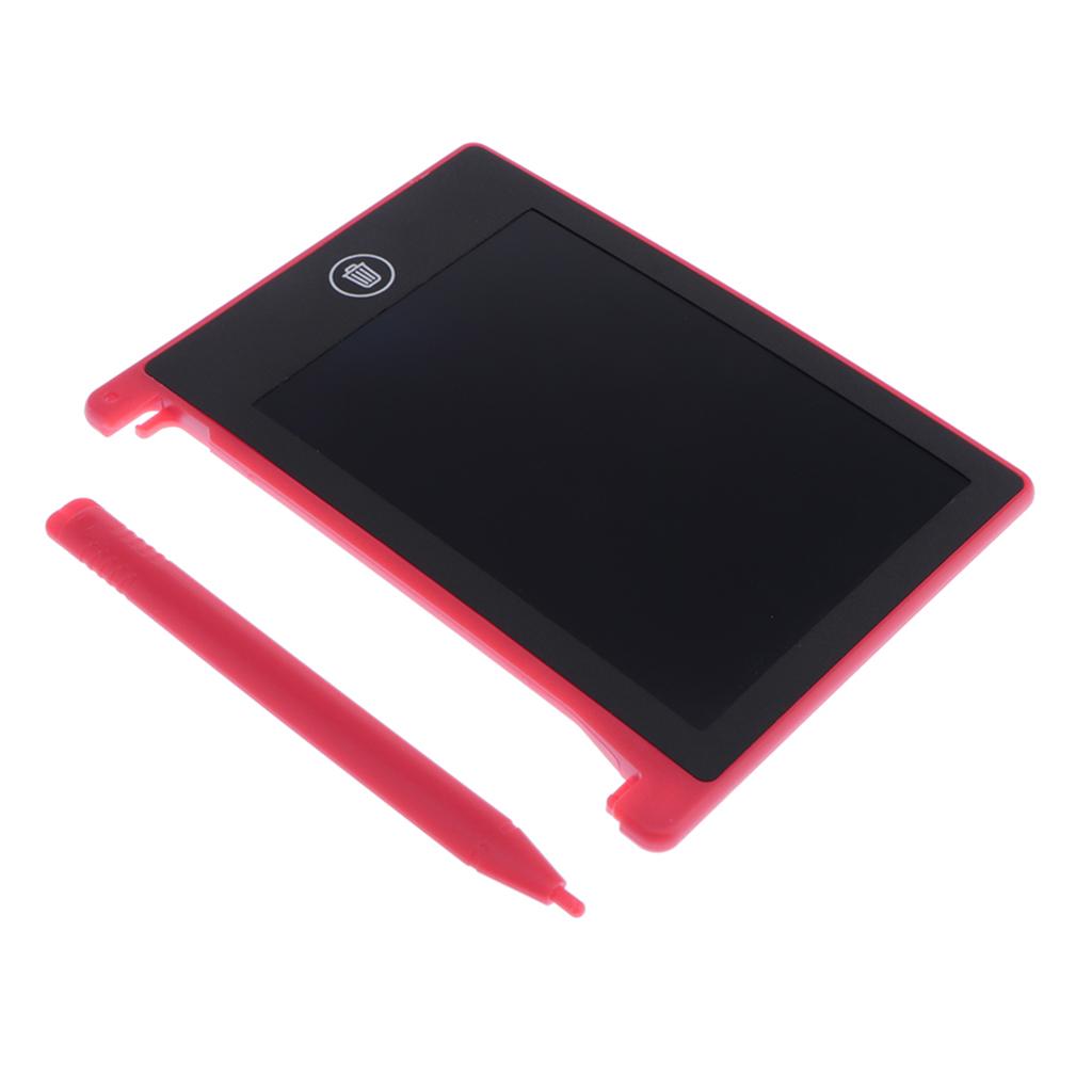 Wordpad Drawing Pad Writing Drawing Tablet LCD Metal Red 4.4 Inch Flexible Toy
