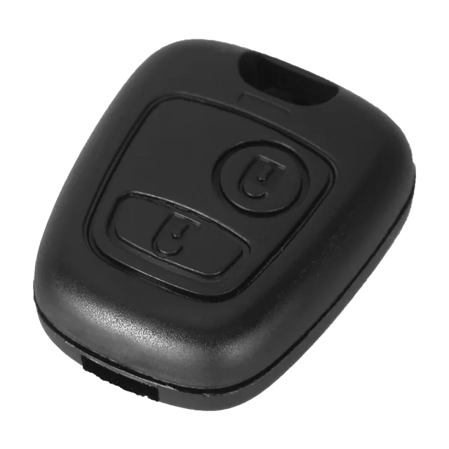 Funda De Llave Remota Plegable Modificada Con 2 Boton Para Peugeot